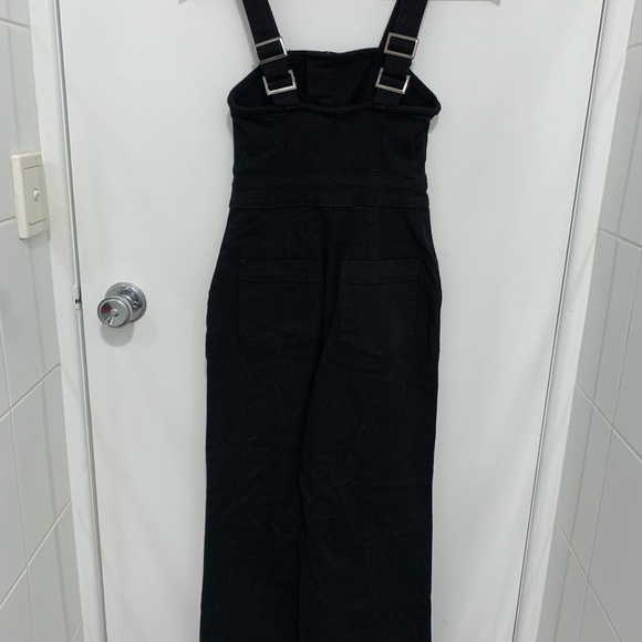 AVA & EVER Black Denim Jumpsuit Sz 6 BNWT - Picture 7 of 10